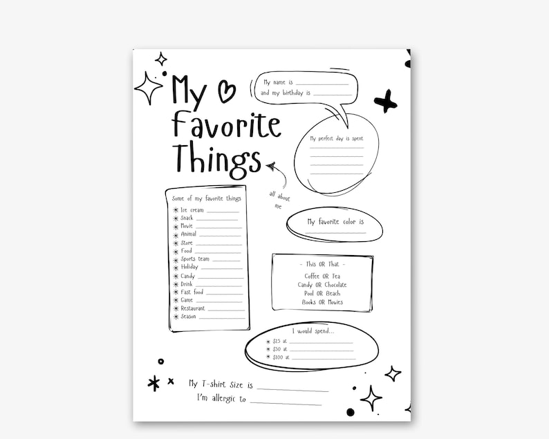 Team Building Get to Know Me Questionnaire Printable – Perfect for ...