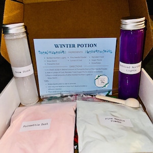 Kit de potions d'hiver, jeu sensoriel aux STIM, fabrication de potions pour enfants