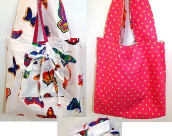 Foldable, Reversible Tote pdf Sewing Pattern