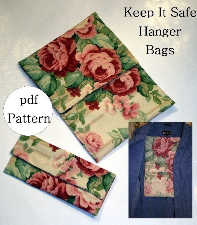 Keep It Safe Hanger Bags Pdf Sewing Pattern Etsy