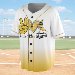 Baseball Jersey , Jersey For Men Women Youth, Let&#39;s Go Bananas Shirt, Baseball Fans Jersey , Sport Lover Jersey, Baseball Lover Shirt