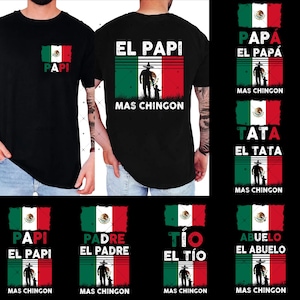 El Abuelo Mas Chingon Png Bundle, Regalos Para El Dia Del Padre, Mejor Papa PNG, El Abuelo Mas Chingon, Mexican Flag, Spanish Father&#39;s Day