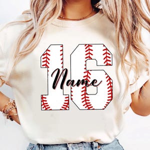 Personalized Baseball Shirt, Custom Name And Number Baseball Mom Shirts, Baseball Team Tee, Baseball Mama T Shirt, Baseball Lovers Gift
