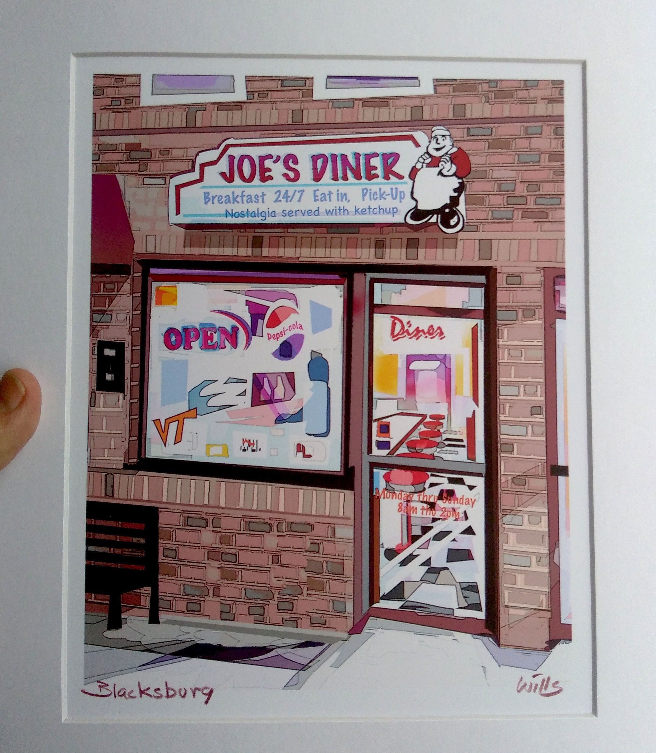 Joe's Diner on Main Street