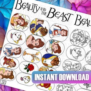 Fairy Tale Nail Art Templates | Cartoon Inspired Nail Decals | Practice Sheets | Unique Nail Art Guides | Enchanted Nail Decals Guides