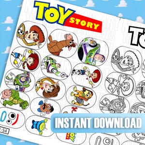 Kids Nail Art Templates | Fun Cartoon Nail Decals | Practice Sheet | Nail Art Guides | Nail Sticker Templates | Animated Nail Art Designs