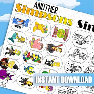 Fun Cartoon Nail Art Templates | Animated Family Nail Decals | Practice Sheets | Nail Art Guide | Digital Nail Art Decals
