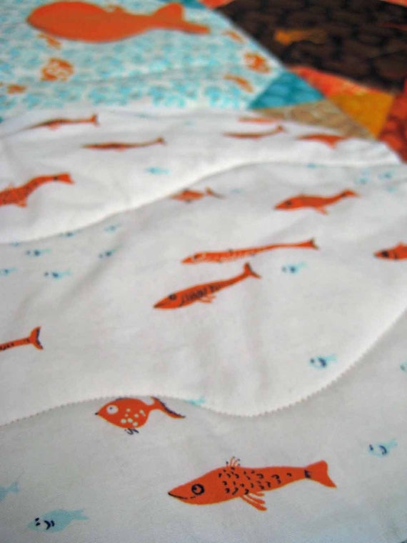 Items similar to Fish Bowl Quilt on Etsy