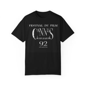 Vintage Cannes Festival Du Film 1992 Unisex T-shirt