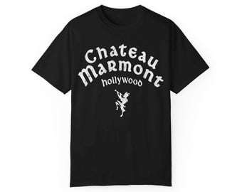 Vintage 90s Chateau Marmont Hotel, Oversized Gender-Neutral Graphic Tee T-Shirt
