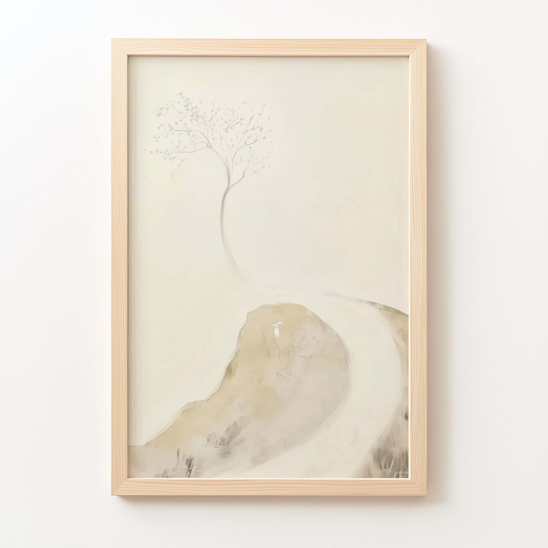 Mustard Seed Christian Wall Art Modern Minimalist Neutral Beige Bible ...