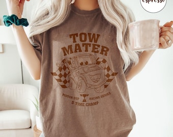 Retro Tow Mater Comfort Shirt, Disney Cars Tow Mater Shirt, Disney Pixar Movie Tee, Cars Birthday Shirt, Disney Family Trip, WDW Trip Tee