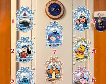 All  Characters Coquette Bow  Cruise Magnet, First Cruise  Family Trip 2025,  Wish Dream Magic Wonder Fantasy Magnet