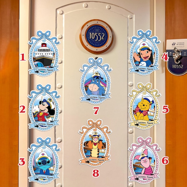 All  Characters Coquette Bow  Cruise Magnet, First Cruise  Family Trip 2025,  Wish Dream Magic Wonder Fantasy Magnet