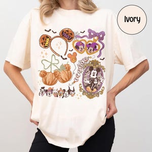 Disney Mickey Halloween Coquette Shirt, Disney Halloween T-Shirt, Halloween Mickey Minnie Tee, Disneyland Trip Matching Family Shirt