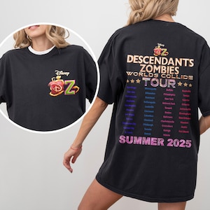 Descendants Zombies Two-Sided Shirt, Descendants Rise Of Red Shirt,  Descendants Shirt, Summer 2025 Concert T-Shirt, DisneyChannel Fan Gift