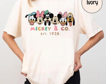 Retro  Mickey And Co 1928 Shirt,  Mickey And Friends Comfort Colors,  Mickey Shirt,  Mickey Vacation Trip Tee