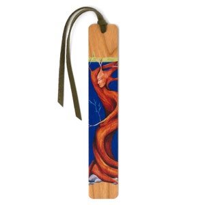 Magical Tree Person Handmade Wooden Bookmark - Made in the USA