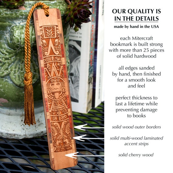 Stephen King Books Quote Handmade Engraved Wooden Bookmark - Made