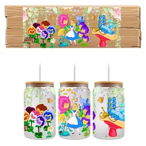 UV DTF 16oz Cup Wraps: Wasserfester Becheraufkleber. Viele zum auswählen