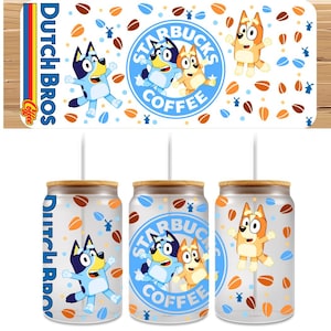 UV DTF Cup Wraps: Waterproof Tumbler Decal, 16 oz - SlothHouse Designs