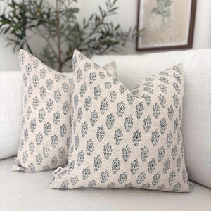 2-teiliges Set Kissenbezug 2er Set Frühlingskissenbezug Bauernhaus Grün Blumen Dekokissen für Schlafzimmer Wohnkultur Geschenk Wohnzimmer Boho