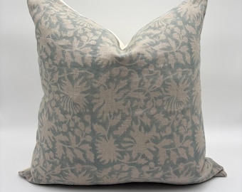 Federa per cuscino 18x18 Federa per cuscino da tiro in stile fattoria 20x20 Federa in lino blu vintage Decorazione country Decorazione per la casa Regalo Dimensioni lombari Stile personalizzato