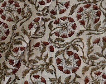 Green Upholstery fabric by yard bulk Linen Red Fabric Linen blue Decor cloth floral pattern Fabric for sofa Designer Material Curtain Xmas