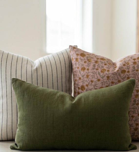 Grüner Kissenbezug für Sofa Sofakissen geblümter Kissenbezug Kissenbezug für Couch Sofakissen geblümter Kissenbezug Moderne Landhauskissenbezüge