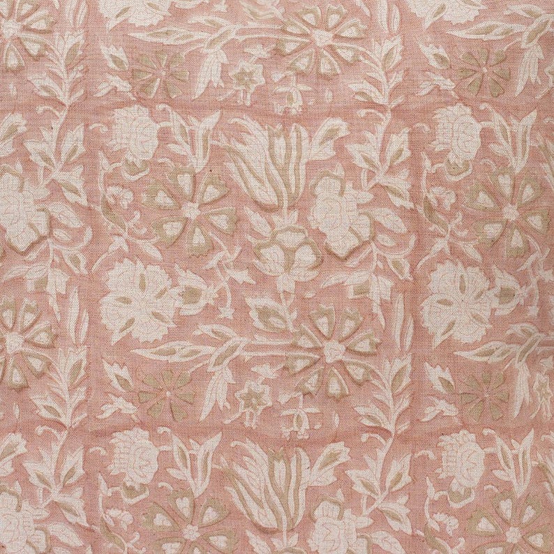 Upholstery Fabric by Yard Bulk Linen Pink Fabric Linen Blue Decor Cloth ...