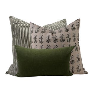 Frühling Kissen Kombi-Set Kissen Kombination Grün Kissen Kombi für Sofa Bauernhaus Kissen Kombi Deko-Kissen-Set Kissen Kombi-Set