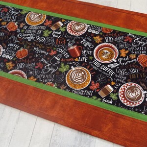 Pumpkin Spice Glow Quilted Table Topper NCU0NXD070 main image 0