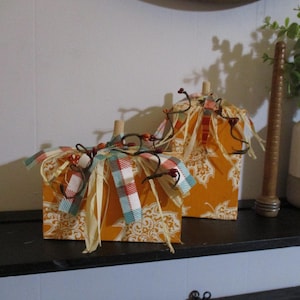 Fall Wooden Pumpkins