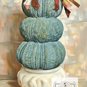 Calabazas de otoño - Impresión fotográfica / Decoupage