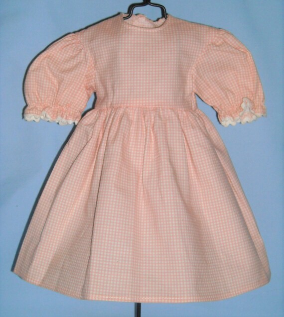 open lace back dress Pink & Orange Checker Slip Dress Medium