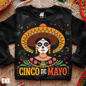Cinco De Mayo 2025 Mexican Fiesta 5 De Mayo Girls Women Png, Cinco De Mayo Png, Sombrero Png Design, Festival 2025 Png, Digital Download,