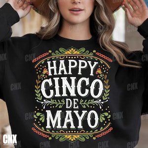 Happy Cinco De Mayo PNG, Fiesta PNG, Festival Cinco de Mayo, Cinco de Mayo Sublimation Design, Mexican Party PNG, Cinco de Mayo Shirt Png,