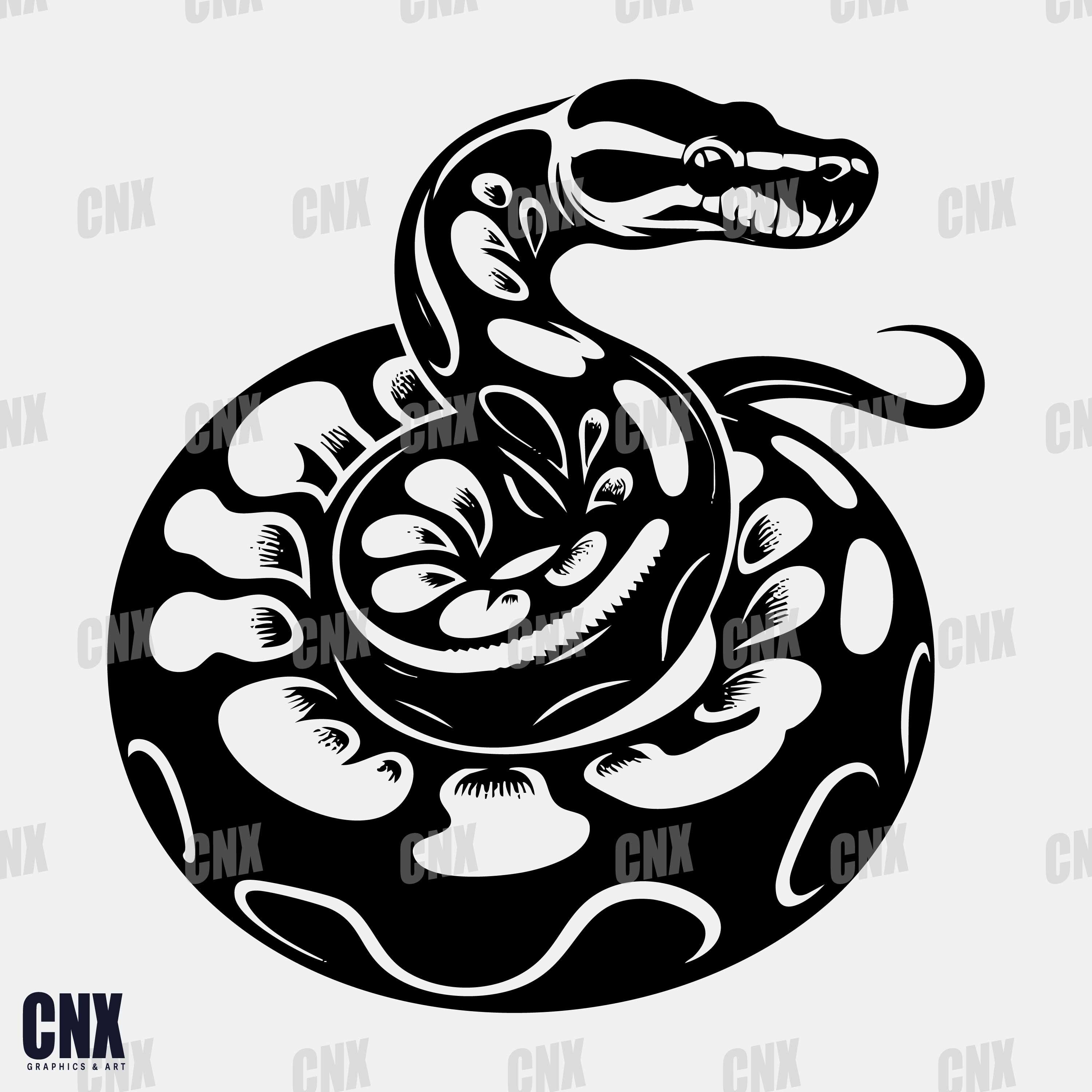 8 Ball Python Svg. Bundle Ball Python Svg. Snake Svg. Reptile. Boa ...