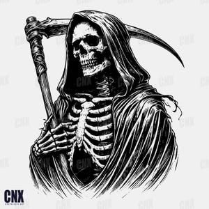 Vintage Grim Reaper - Etsy