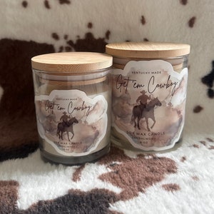 Get ‘em Cowboy Soy Wax Candle