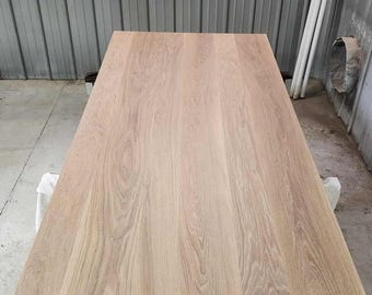 Solid White Oak Table Top | 1 3/4″ Thick Hardwood Slab | Custom Furniture & DIY Table Surface