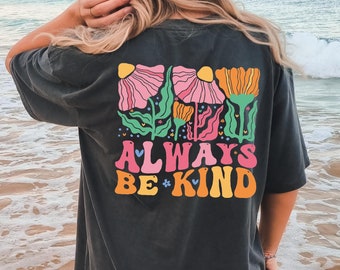 Always Be Kind Svg, Always Be Kind Png, Always Be Kind Print, Be Kind Print, Be Kind Svg, Be Kind Png, Floral Boho Svg, Retro Flower Png