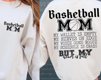 Basketball Mom Png, Basketball Mom Svg, Basketball Mom Png Game Day, Basketball Mom Shirt Svg Editable, Sports Mom Shirt Svg, Basketball Svg
