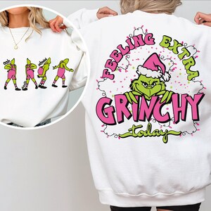 Feeling Extra Grinch vandaag Svg, Grinch Christmas png, Grinch png-bestand, The Grinch Svg, Grinch Christmas Svg, Grinch png voor shirts, Grinch