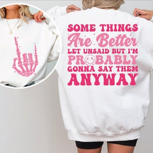Sommige dingen zijn beter onuitgesproken Svg, grappige citaten Svg, grappige gezegden Svg, grappig shirt Svg, sarcastische shirtontwerpen, sarcastische gezegden Svg