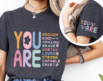 You Are Enough Svg, You Are Worthy Svg, You Are Bible Verse Svg, Strong Woman Svg, You Are Amazing Strong, Positive Quotes Svg, Positive Svg