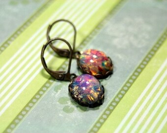 Petite Bella's Garden Leverback Dangle Earrings Twilight Inspired Small Lightweight All day Comfort