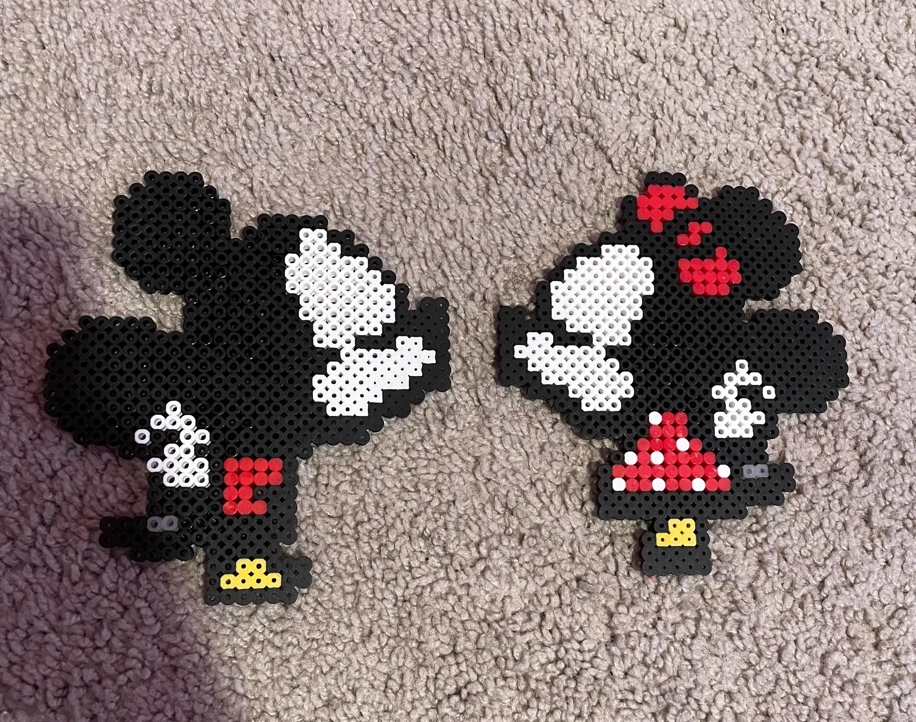 Perler Bead Minnie Mouse Minnie Mouse Hama Bead Design Perler Bead