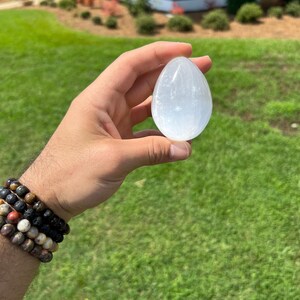 Selenite Egg | Natural Gemstone Egg for Cleansing and Meditation