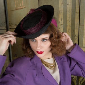 1940s Hat With Veil - Etsy display picture 3